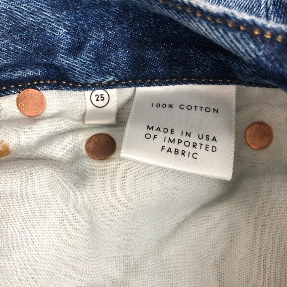 GRLFRND Beverly Distressed Denim Shorts - Picture 5 of 6